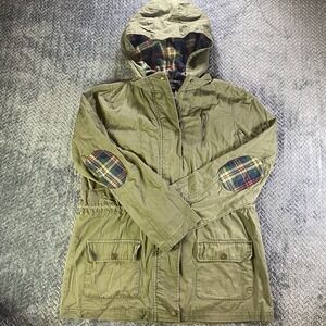 Mine Women's Army Green Military Style Utility Jacket in Size L